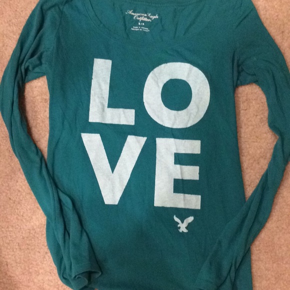 American Eagle Outfitters LOVE Thin Long sleeve - Picture 3 of 4
